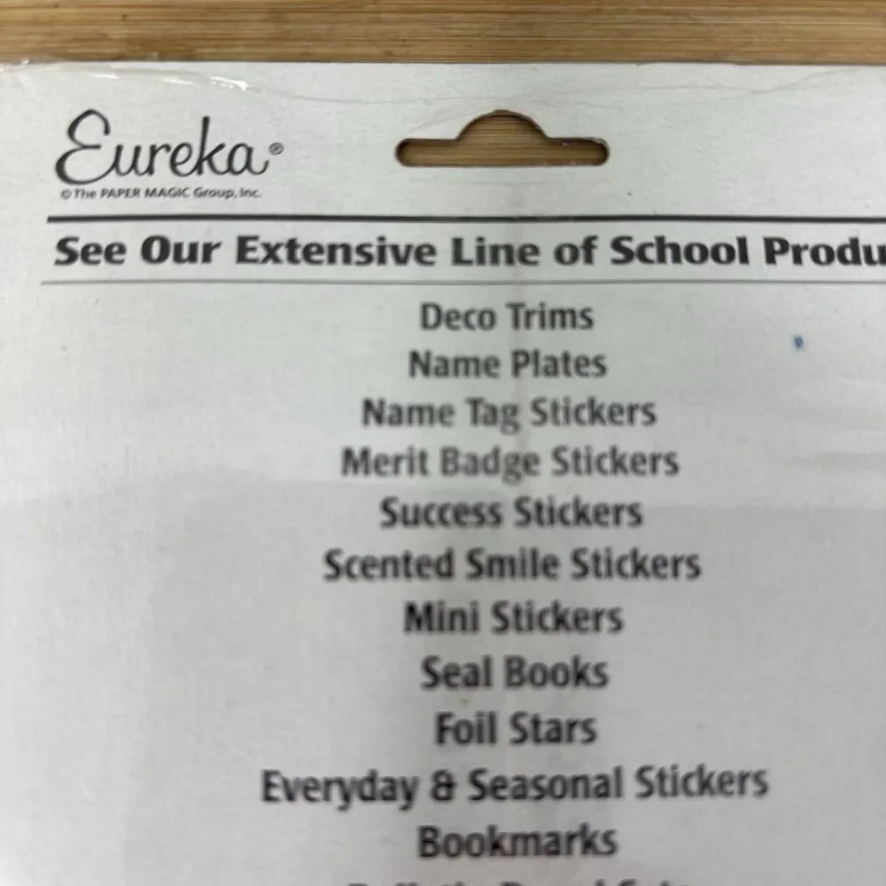 Vintage Eureka Planet Earth Stickers 120 Total Sealed Package NOS